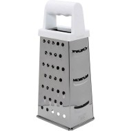 Ralador 4 Faces 22cm De Altura Quadrado Branco Aço Inox Mimo Style